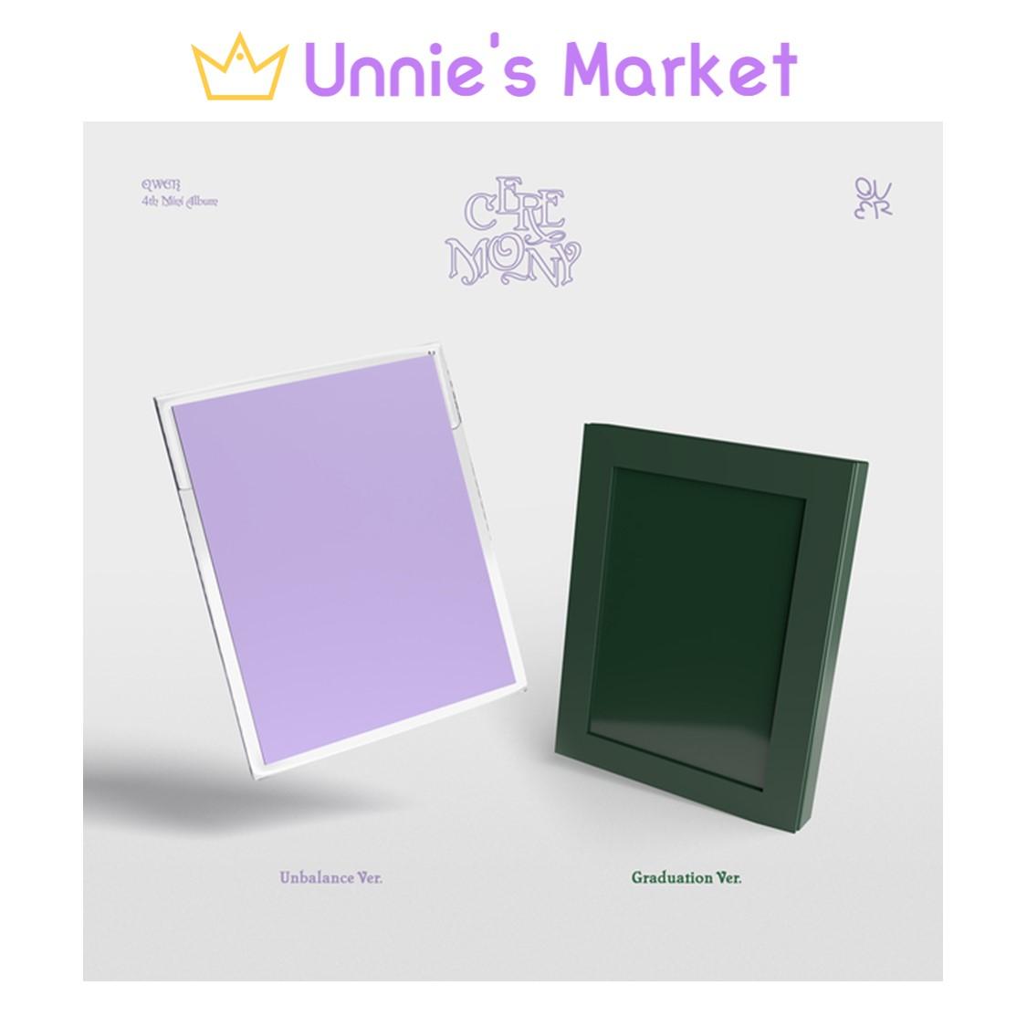 [Предзаказ] QWER [CEREMONY] (Версия с дисбалансом. / Выпускная версия) / 4-й мини-альбом + бесплатный подарок Random ver.