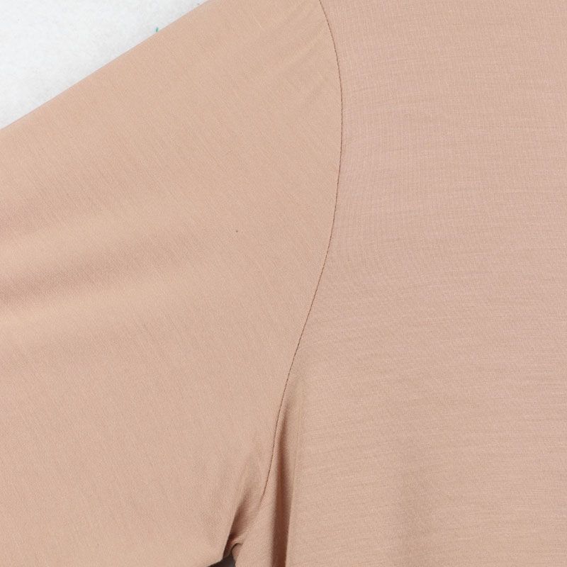 Sunshine House Summer New Arrival Export European and American Women's Clothing Round Neck Front Short Back Long Thin Modal T-shirt Short Sleeve