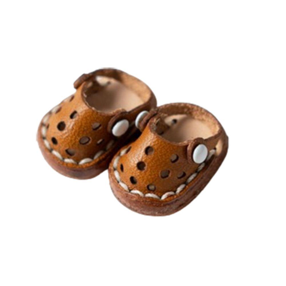 1Pair Dress Up Ob11 Handmade Shoes Sandal Sandals Holala Boots Casual Hole Doll Shoes  Girls