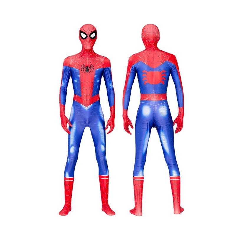 Spider-man Peter Parker Cosplay Costume Bodysuit Jumpsuit For Adults And Kids