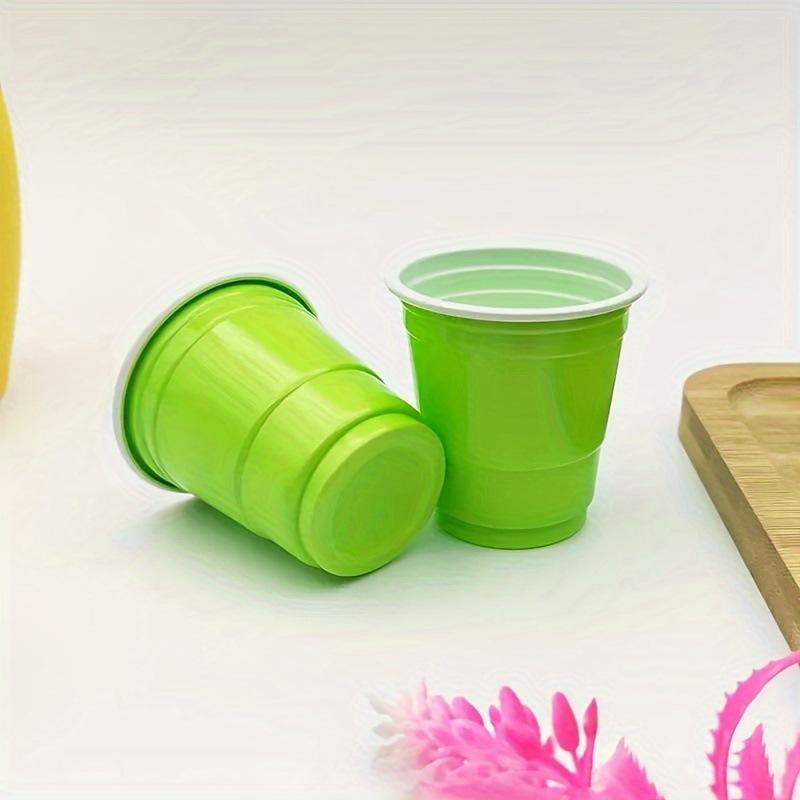 50Pcs Party Disposable Plastic Cups Birthday Wedding Festival Beer Drink Soda Cups Party Game Cups