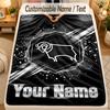 Flannel BlanketDerby County Custom Name Text Personalized Soft Warm Throw Blanket Home Decor Gift