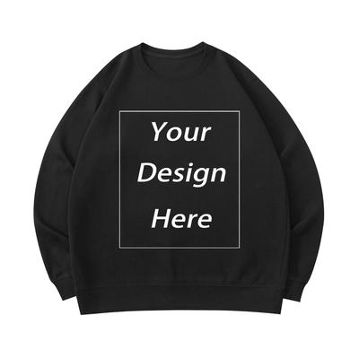 Suéter de Algodão 300 GSM Personalizado Unissex Moletom Clássico