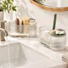 Transparent Sink Drainage Rack Plastic Sink Brush Holder Sink Storage Holder  Bathroom