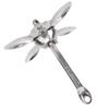 316 Stainless Steel Boat Folding Grapnel Anchor for Fishing Boat Rubber Dinghy Canoe Yacht