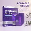 Purple Teeth Whitening Strips for Sensitive Teeth Remove Coffee Wine Smoking Stains Non Slip Improve Dental Yellowing Bright Smile Teeth Bleaching Str