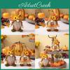 Beautiful Thanksgiving Decor Standing Gnome Doll Featuring Festive Hat And Country Style