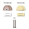 Wooden Napkin Holder Tissue Box Countertop Napkin Dispenser For Kitchens, Dining Rooms, Parties, Outdoor Settings, Restaurants