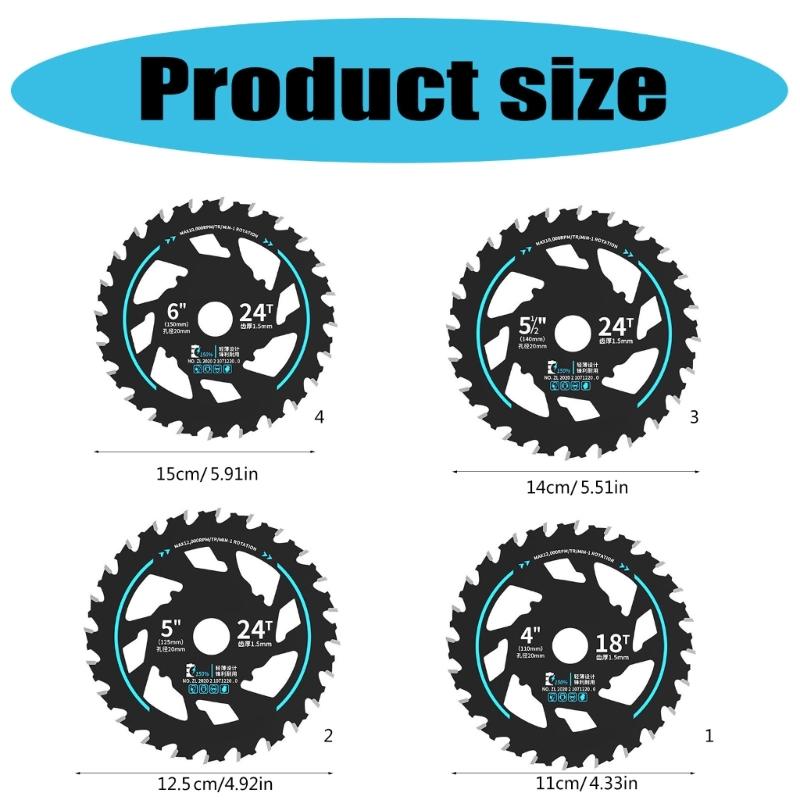 Fortschrittliches Lithium-Kettensägenblatt mit Energieeffizienz und Geräuschreduzierung für nahtlose Holzbearbeitung 24 Zähne