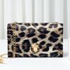 Borsa da donna nuova mini borsa con stampa leopardata borsa a catena retrò borsa a tracolla messenger borsa da donna stile Xiaoxiangfeng borsa per cellulare