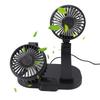 Car Dual Hd   Circulator Fan USB Powered Dashboard Cooling   Circulator Fan Electric Car Cooler Fan