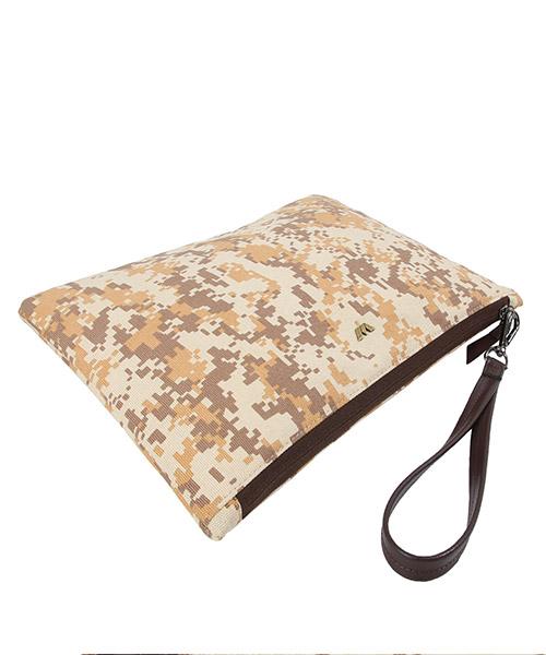 Works Pedition Beige Camo Clutch [Wppk058] (Unisex)