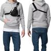 Adjustable Radio Chest Harness Pack Crossbody Bag Interphone Chest Bag  Hiking Camping