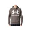 Under Armour FW22 Brand Logo Printed Drawstring Hooded Pullover Long Sleeve Sweatshirt Men sweatshirt Brown 1357093-176