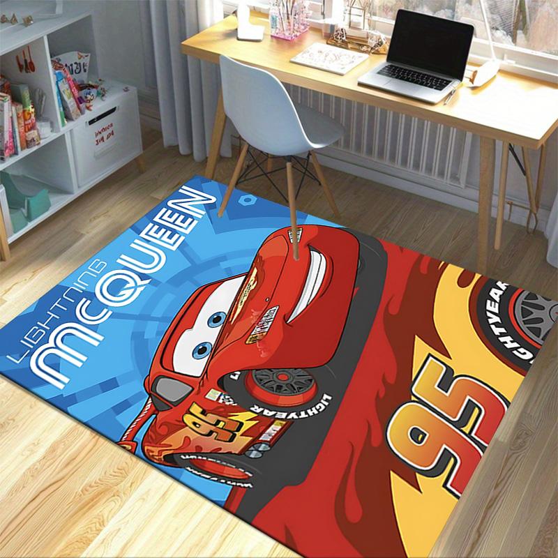 Mcqueen Spirit Carpet For Playroom Bedroom Living Room Sofa Home Decorkids Game Area Rug Nonslip Floor Mat