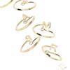 2019 Exquisite Adjustable Initial Ring for Women - Stackable Open Design for Index Finger