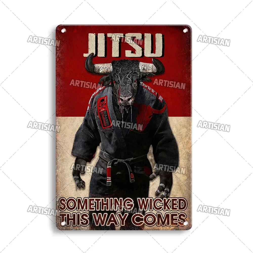 Old Man Gym Club Inspirational Phrase Art Painting Wall Plate Decor Vintage Tin Sign Fitness Garage Room Decoration Metal Signs