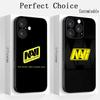 Navi Cool Logo Fashion Design Ins Phone Case For iPhone 16 15 14 13 12 11 Plus Mini Pro Max Limited Soft Black Shockproof Cover