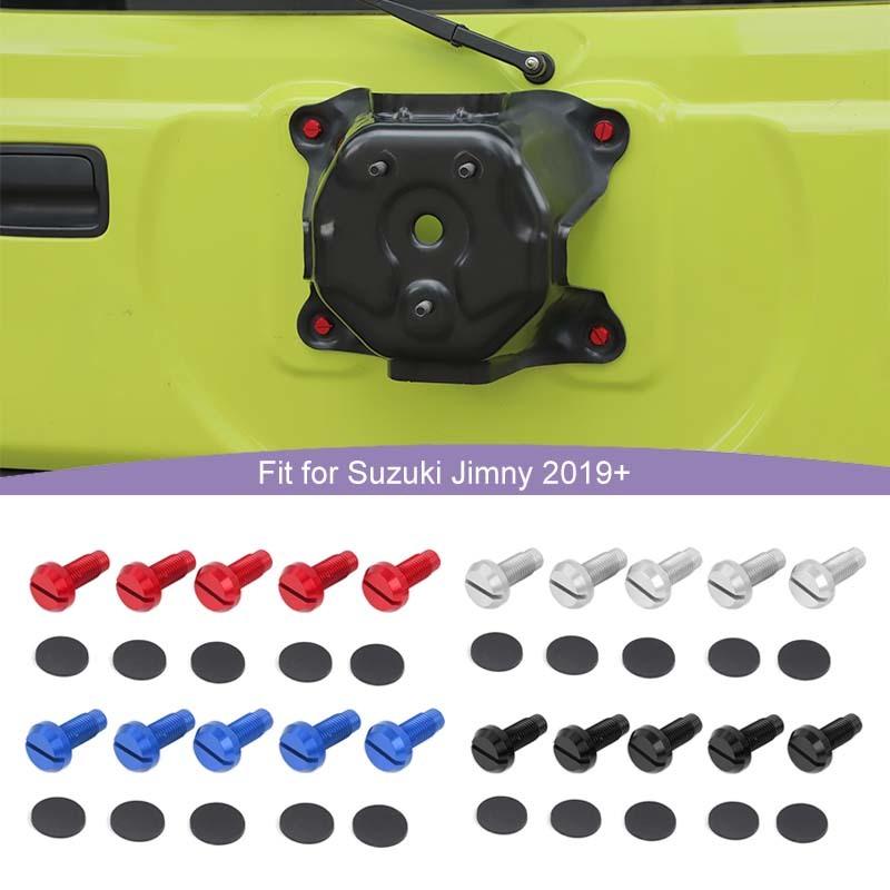 Car Spare Tire Bracket Hole Decorative Screws For Suzuki Jimny 2007 Up Interior Accessories
