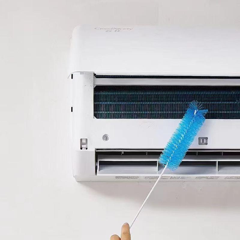 Large Home Air Conditioner Cover Cleaning Kit with Drainage Pipe Summer Cleaner Brush Hanging AC Water Washing Bag