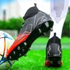 35-47 Men's Large-scale Football Shoes Long Nail Anti-slip and Wear-resistant TPR Artificial Corthiro Outdoor Youth Football Shoes