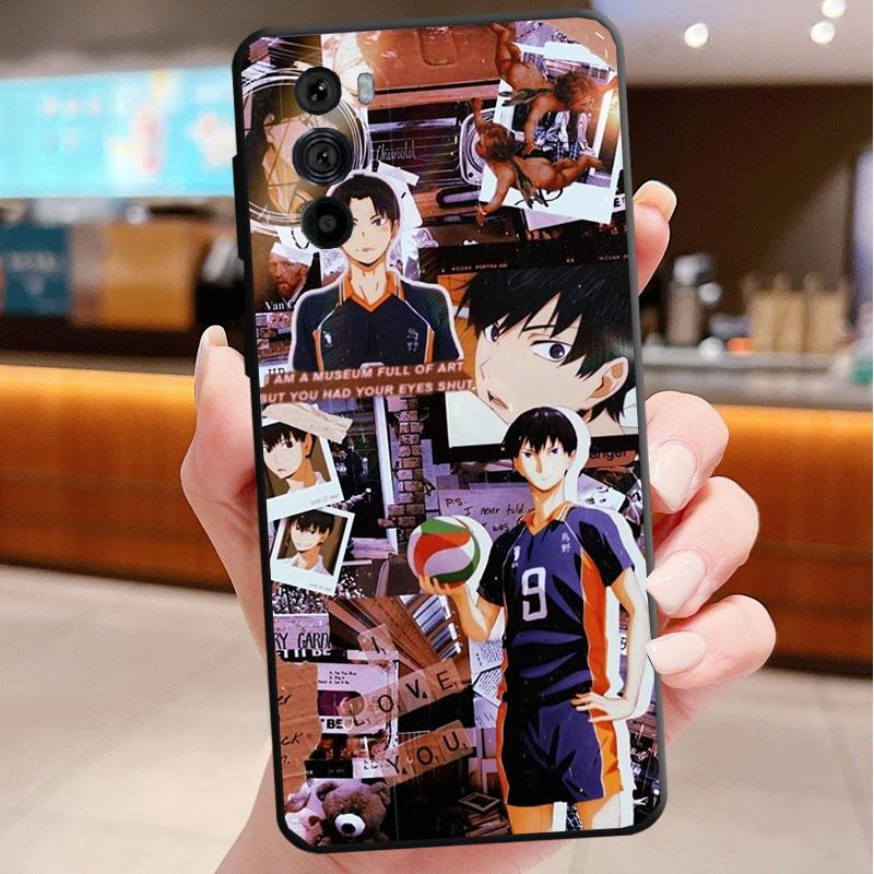 Phone Case For Motorola Edge 50 40 Pro 60 50 40 30 Ultra Neo Fusion G85 G72 G53 G54 G84 G13 G32 Haikyuu Hinata Attacks Anime
