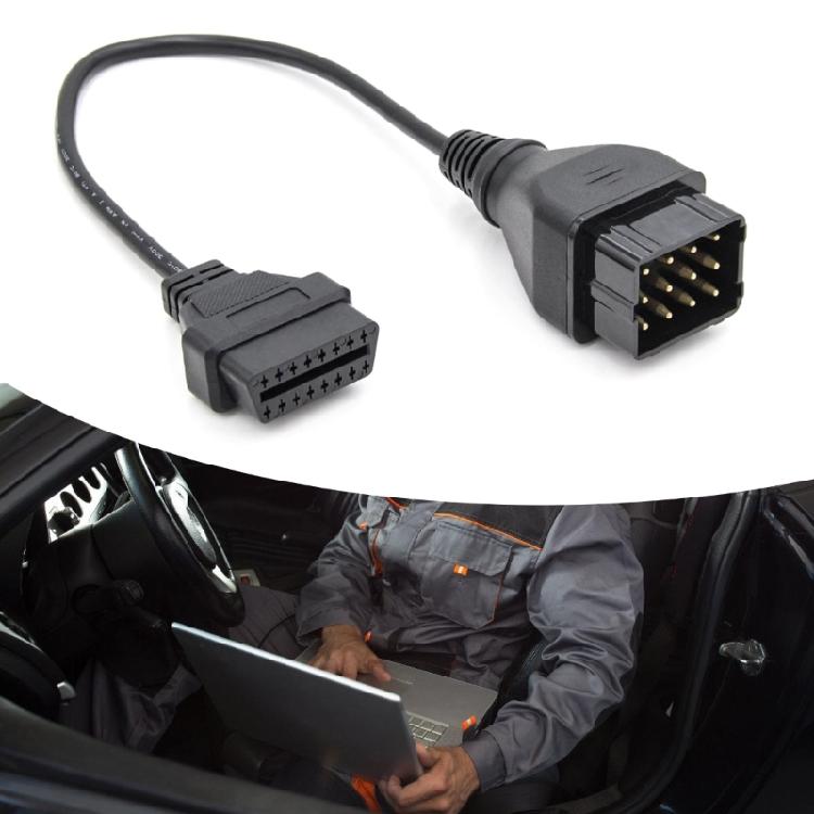 Professional Diagnostic Conversion Cable Cord Suitable for GAZ Truck Fault Detection Scanner Adapter Wire 12Pin To 16Pin