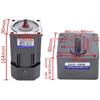 5K 1.2cm Shaft Gear Motor with Speed Controller| 120w Packaging Machine Motor with Speed Controller