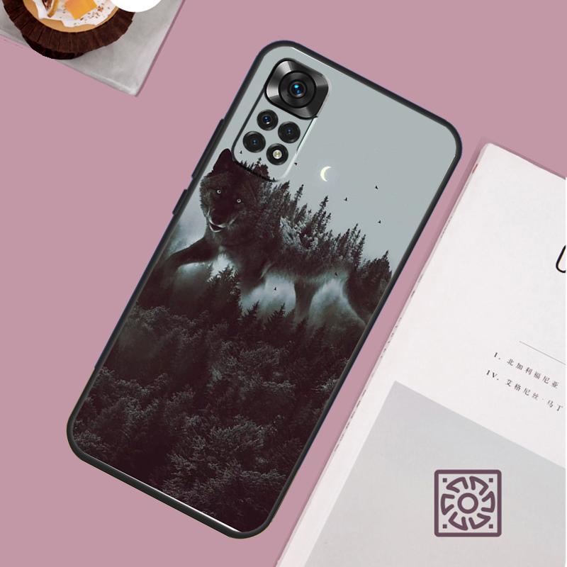 Wolf Art Case For Xiaomi Redmi Note 14 Pro 13 12 11 10 15 Pro Plus Redmi 15 15C 14C 13C 10C 12C Cover