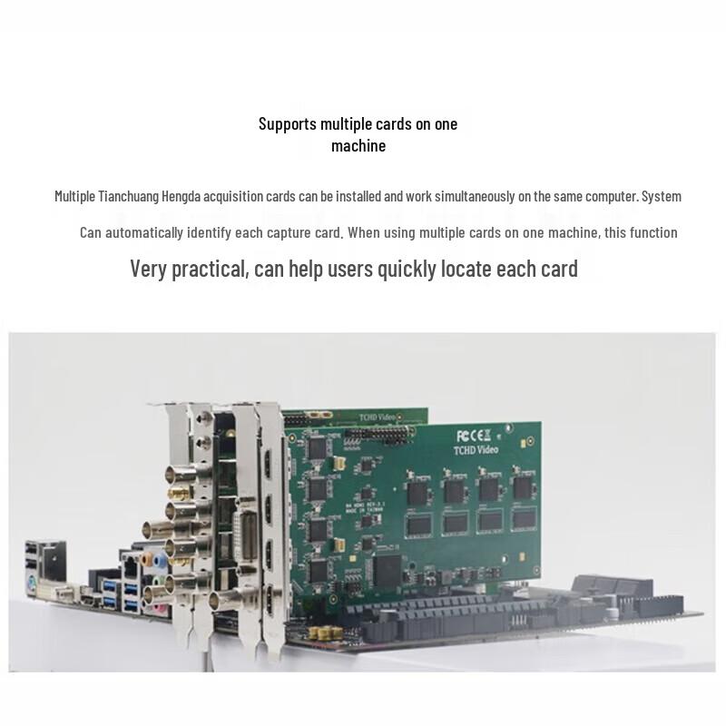 TCHD VideoTC-410N2HDMI 4K PCIe 2-Channel HDMI Video Capture Card