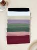 8pcs Solid color casual versatile simple sports fitness sweatband headband