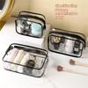 4Pcs Travel Makeup Organizer PVC Waterproof Cosmetic Toiletry Pouch Zipper Storage Bag