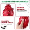 1PC Halloween Horrible Bloody Severed Horror Scary Human Heart Lifesize Scary Fake Rubber Gory Body Part Halloween Decorations