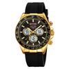 SKMEI 2505 Men Quartz Dual Display Electronic Watch Stainless Steel Business Elites Waterproof Wristwatches Male Business Luxury