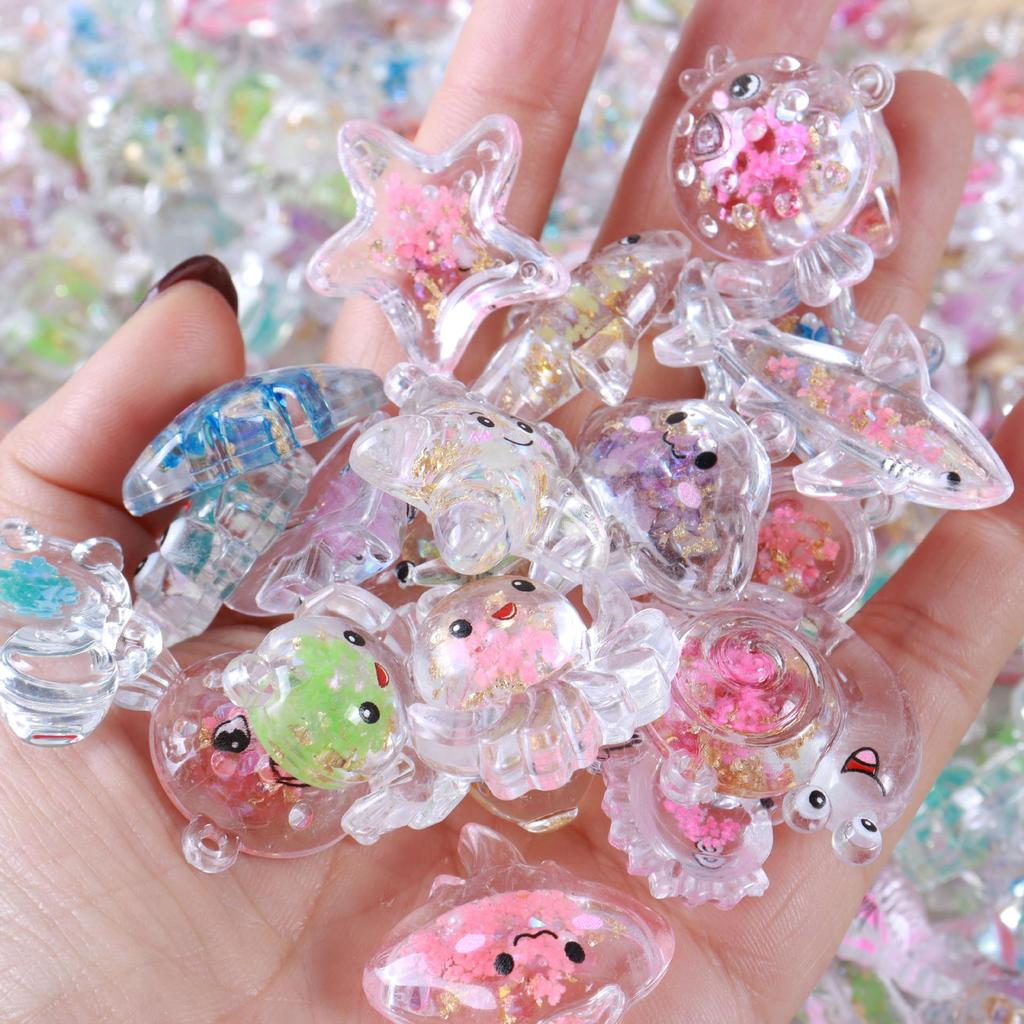 DIY Marine Animal Luminous Acrylic Pendant & Turtle Mobile Phone Lanyard