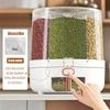Household Grains Storage Rotary Rice Bucket Insect-proof and Moisture-proof Rice Storage Tank Household Sealed Rice Storage Box