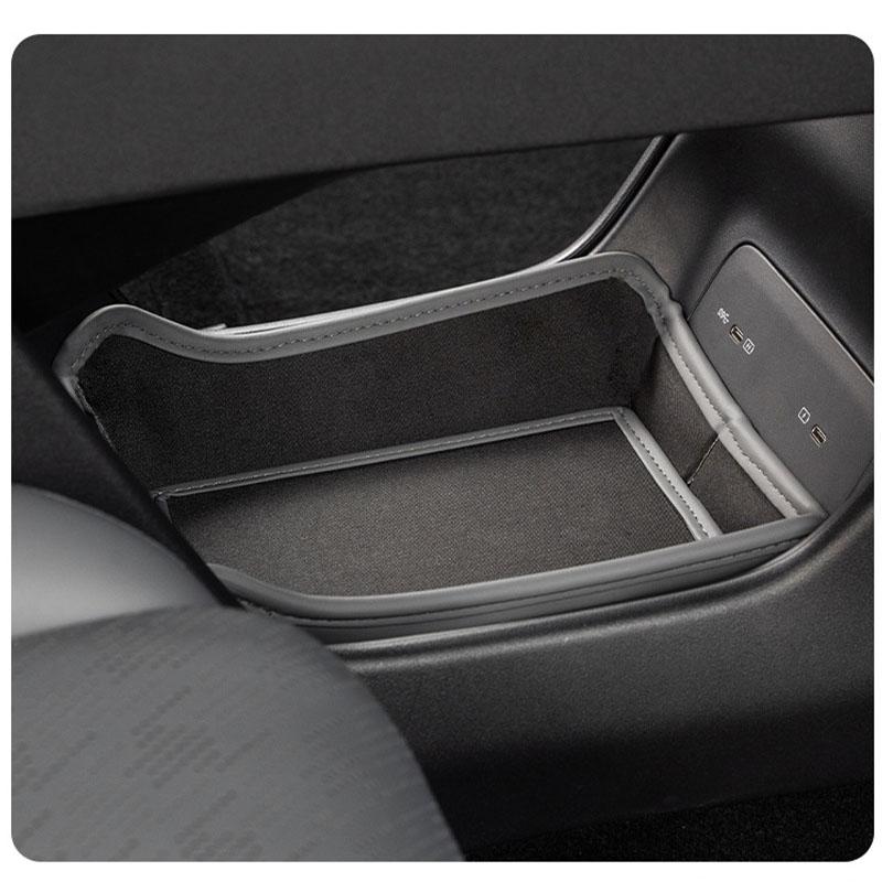 For Zeekr 7X 2025 Car Center Console Lower Storage Box Foldable Center Console Storage Box Interior Trim Modification Kit