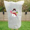 1pc Heavy Duty Winter Frost Cloth Plant Cover - Drawstring Design for Outdoor Shrubs, Fruit Trees,Ideal for Christmas Gardening