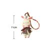 Fabric Handmade Animal Plush Toy Pendant Pig Rabbit Bear Stuffed Doll Keychain Backpack Pendant Car Key Holder Birthday Gifts