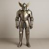 Fantasy Knight Armor Suit with Golden Trim Medieval Cosplay Costume Halloween Outfit  Gear  Collectible Display Armor Set