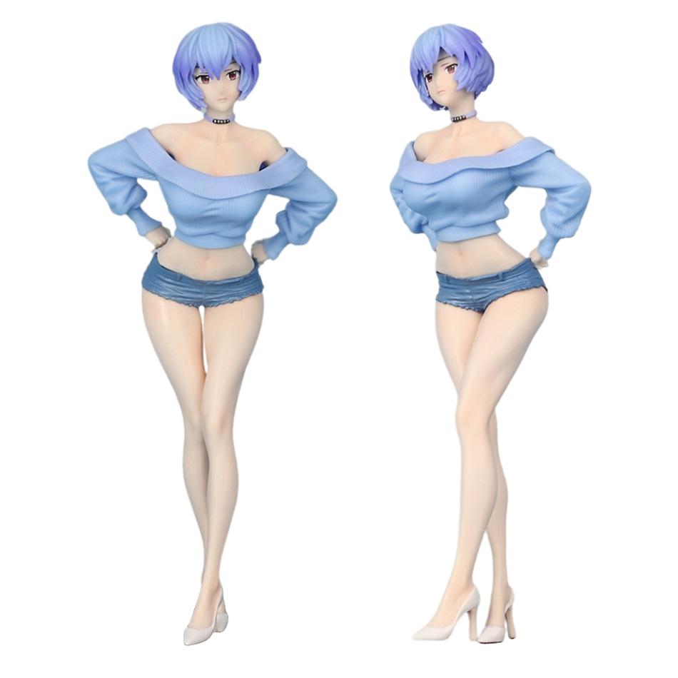19cm Banpresto Anime Girl Rei Ayanam Ayanami Rei Rei Ayanami Pvc Model Action Figure Gk Game Statue Adult Collectible Doll Plaything