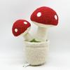 Original Hot Selling New Mushroom Pot Creative Desktop Ornaments Plush Doll