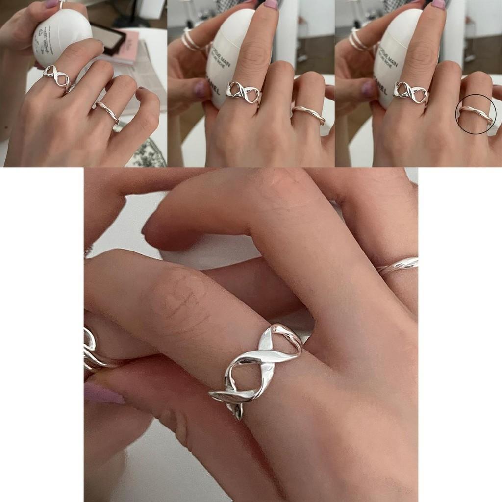 Fashionable Sleek And Adjustable Copper Ring For Women With Unique Minimalist Elements Geometric