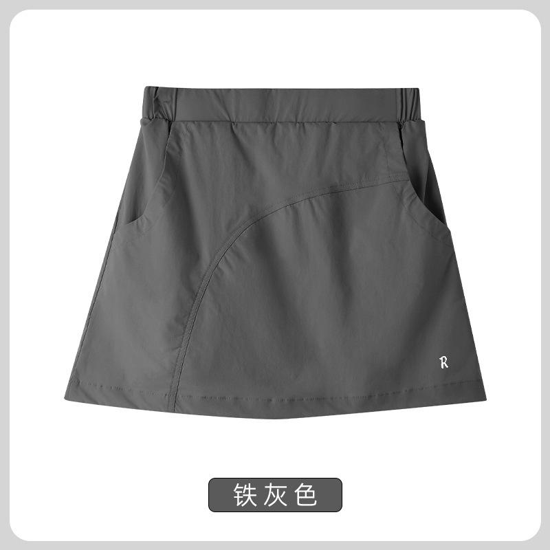 UPF + loose sunscreen tooling skirt slimming skirt women s summer popular new high-waisted short skirt M