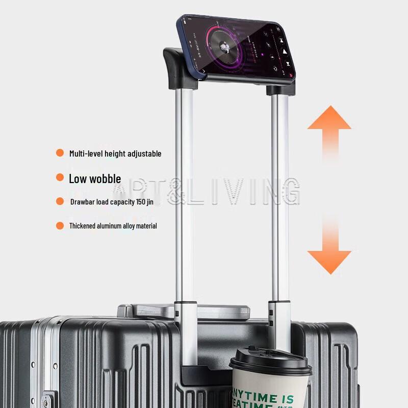 ART&LIVING Business Front-Opening Travel Suitcase