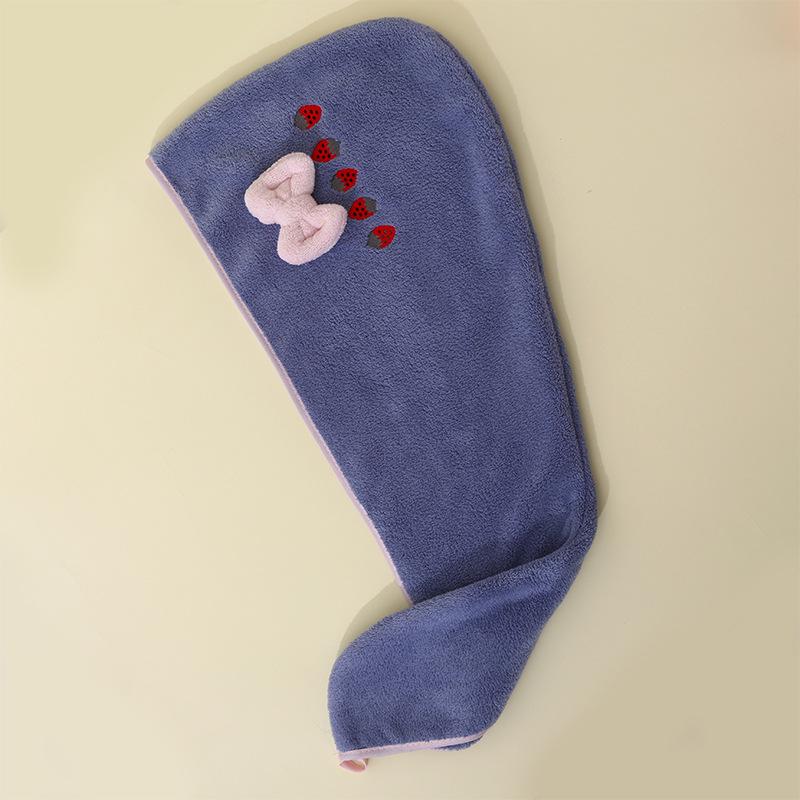 Microfiber Coral Fleece Quick-Dry Hair Wrap Towel