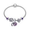 925 Silver Love Charm Bracelet Set Women Bracelets ZT2037