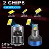 2Pcs Bi-LED H4 Projector Lens Headlight 180W 180000Lm for Car/Motor Lights CANBUS Dual High Low Beam Solenoid Auto Bulbs Turbo Fan Sharp Cutoff Lamp