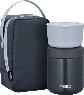 Thermos Vakum Yalıtımlı Çorba Öğle Yemeği Seti 300ml Koyu Gri JBY-550 DGY