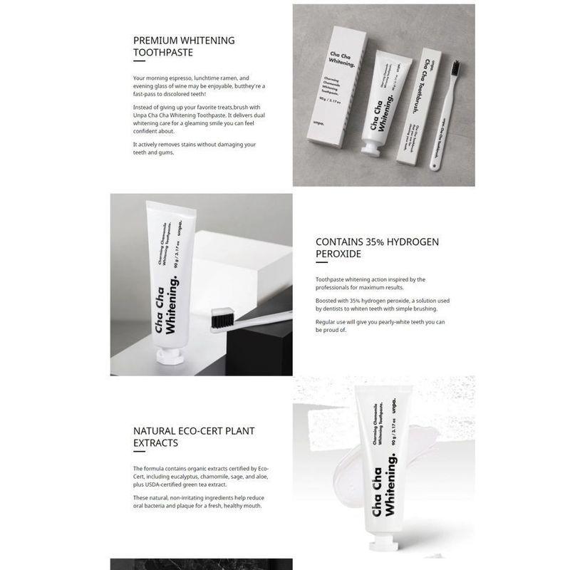 UNPA Cha Cha Whitening Toothpaste